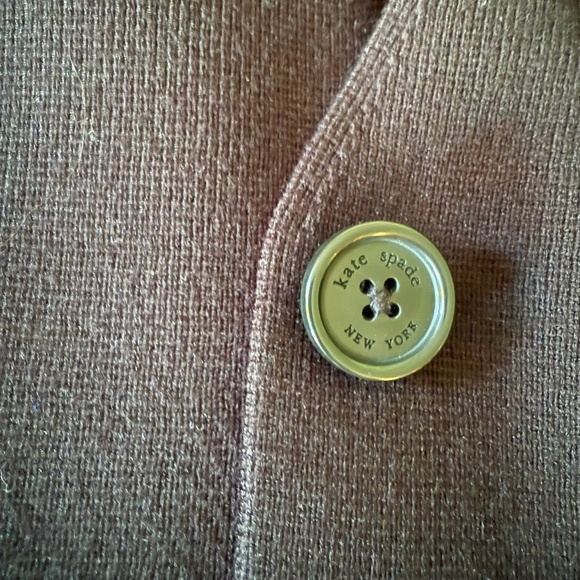 NWT Kate Spade Scalloped Sweater Blazer / Size S / Black - Picture 7 of 7